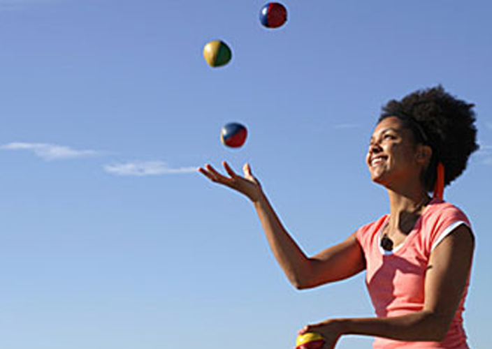 Juggling Juggs Telegraph